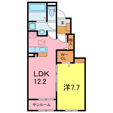 ル　カルム　森跡Ⅰの物件間取画像